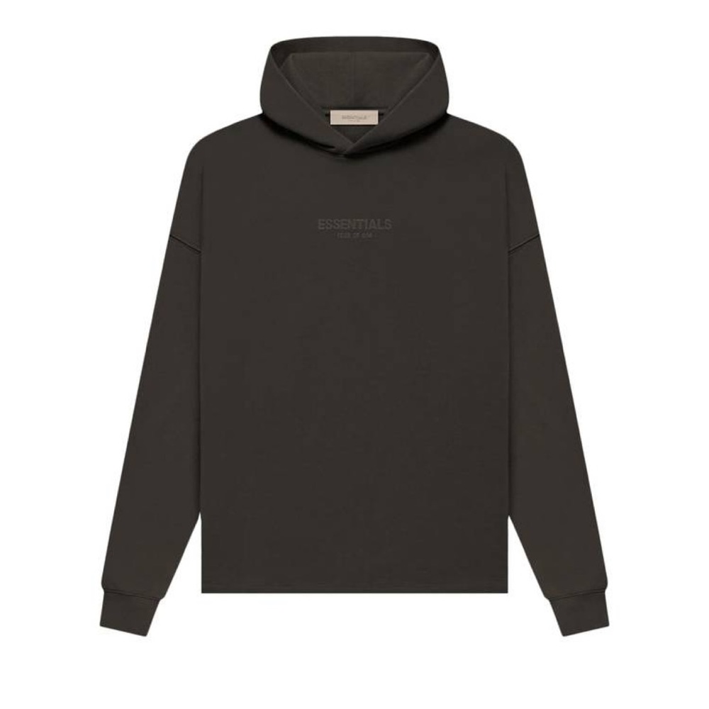 NWT Men’s large FEAR OF GOD  Essentials relaxed hoodie off black.